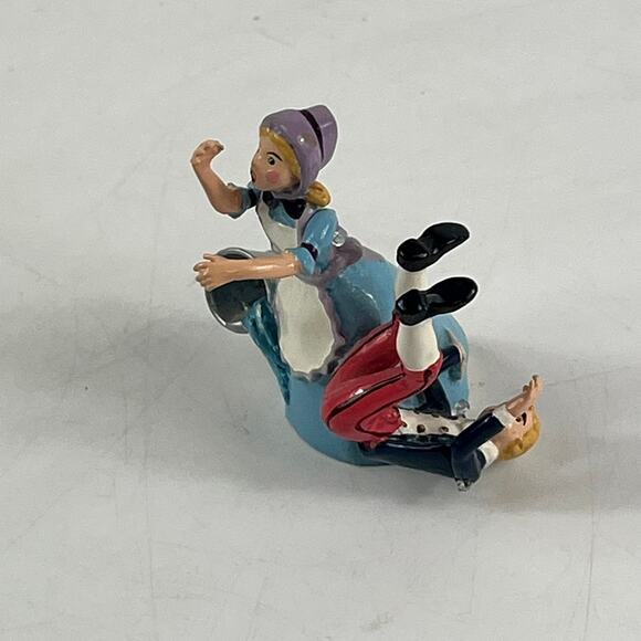 Vtg Jack And Jill Porcelain Nursery Rhyme Figurine Hand Painted Collectible - Picture 5 of 10